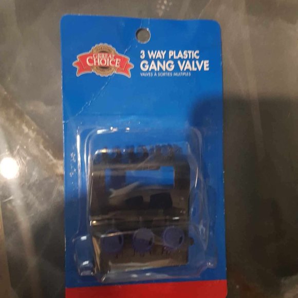 3 way plastic gang valve - Picture 1 of 3